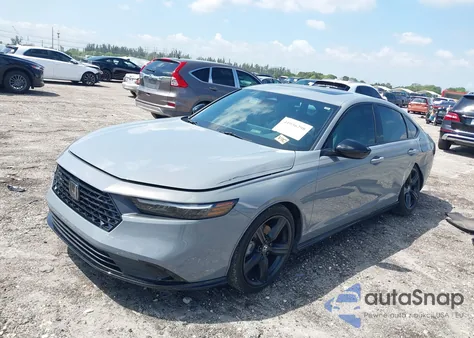 2024 Honda Accord Hybrid Sport-L из США, поврежденный, VIN 1HGCY2F71RA031207